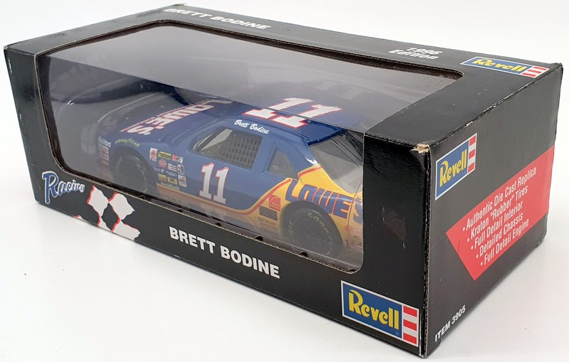 Revell 1/24 Scale 3905 - Stock Car Ford #11 B.Bodine Nascar - Yellow/Blue