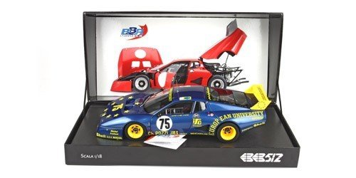 BBR 1/18 Scale diecast - HE180022 Ferrari 512BB Le Mans 1980 J.M.S #75 Model Car