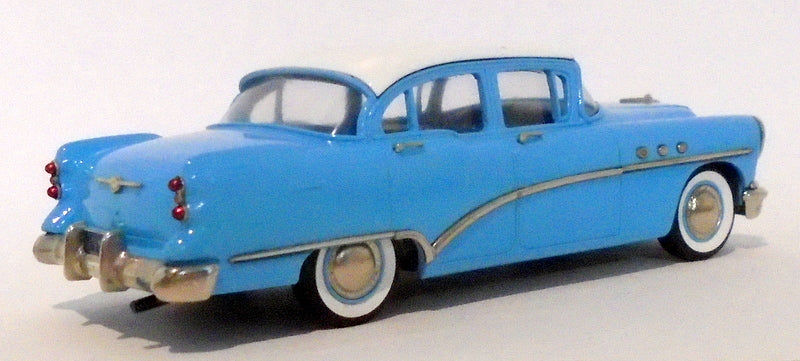 Brooklin 1/43 Scale BRK180  - 1954 Buick Special Sedan Arctic White/Malibu Blue