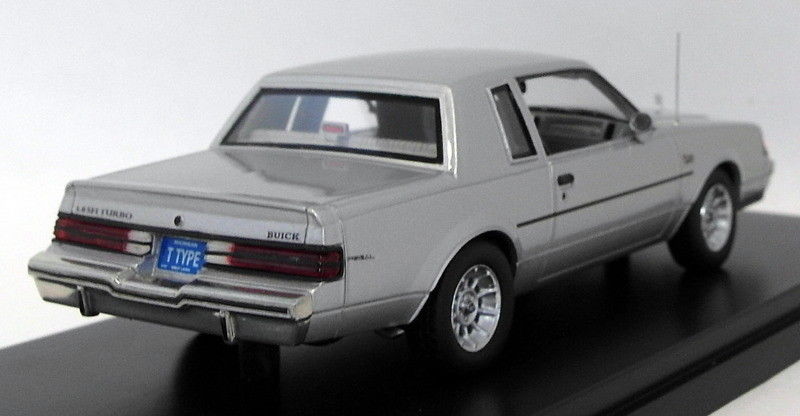 Auto World 1/43 Scale Resin AWR1138/06 - 1986 Buick Regal T-Type - Silver