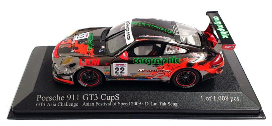 Minichamps 1/43 Scale 400 097922 - Porsche 911 CupS Asian Festival Of Speed 2009