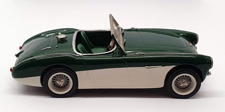 K&R Replicas 1/43 Scale Built Kit C. KR42 - Austin Healey 100 BN2 Green/White