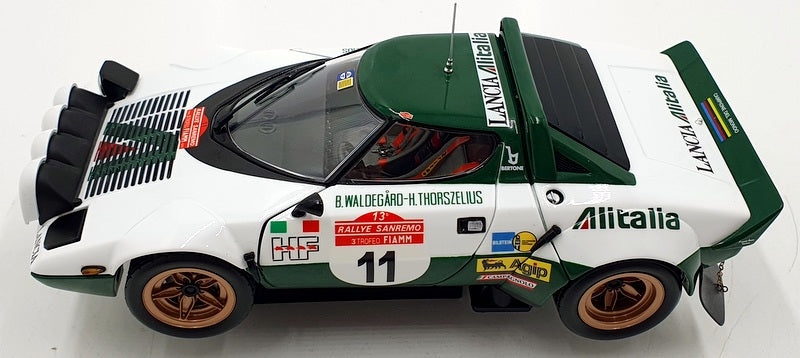 Kyosho 1/18 Scale Diecast 08130B Lancia Stratos HF 1975 Sanremo #11 Alitalia