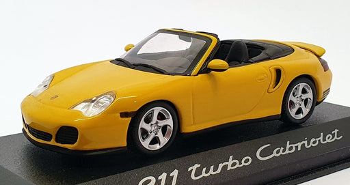 Minichamps 1/43 Scale WAP 020 102 14 - Porsche 911 Turbo Cabrio - Yellow