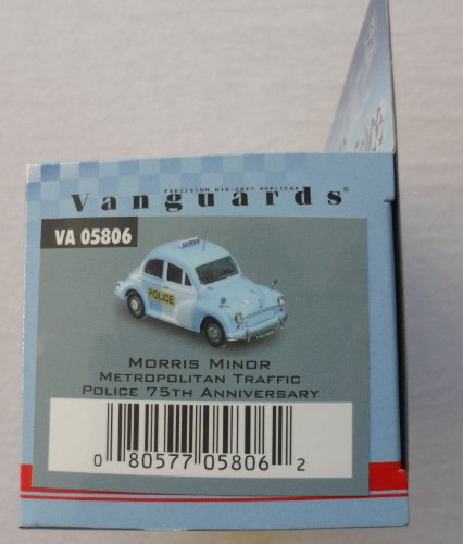 Vanguards 1/43 VA05806 Morris Minor Metro Police 75th Anniversary