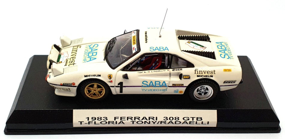 Best Model 1/43 Scale 9211 - Ferrari 308 GTB - #1 Targa Florio 1983 - White