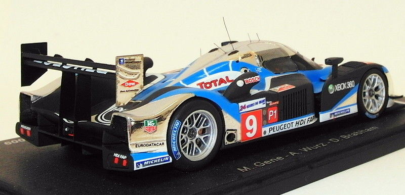 Spark 1/43 Scale 43LM09 - Peugeot 908 HDiFAP Peugeot Sport Total 1st #9 LM 2009