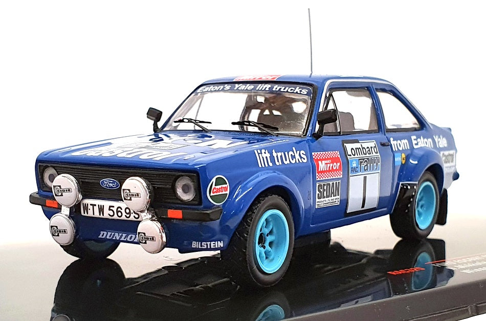 Ixo 1/43 Scale RAC329 - Ford Escort MkII - 1st RAC Rally 1979 #1 Mikkola/Hertz