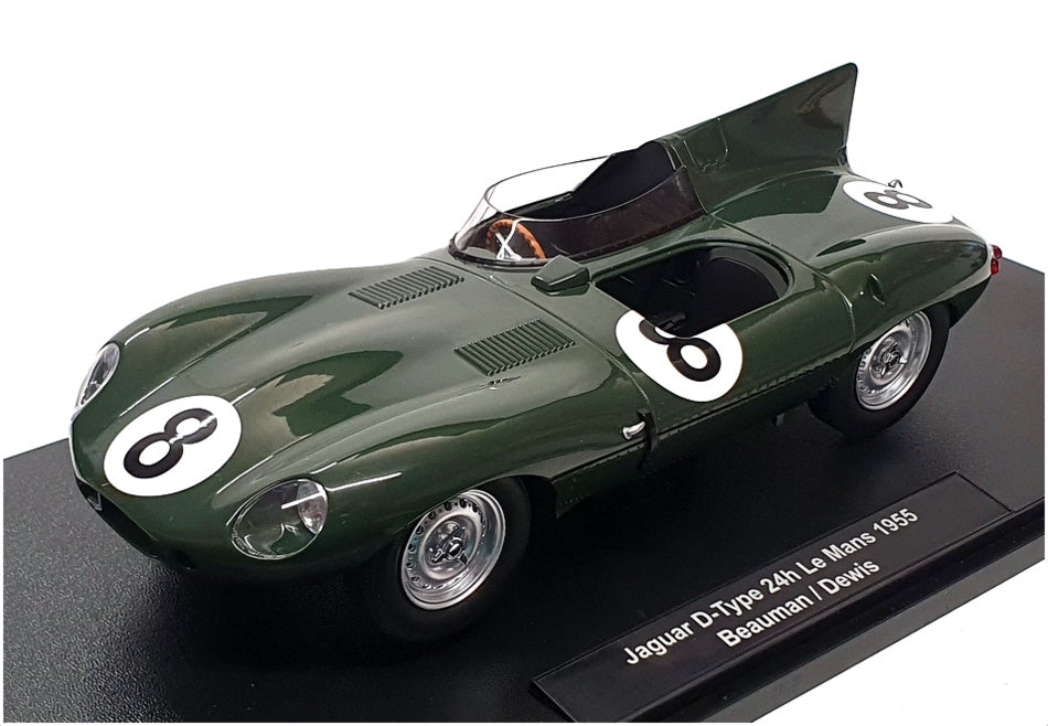CMR 1/18 Scale CMR195 - Jaguar D-Type 24h Le Mans 1955 #8 Beauman