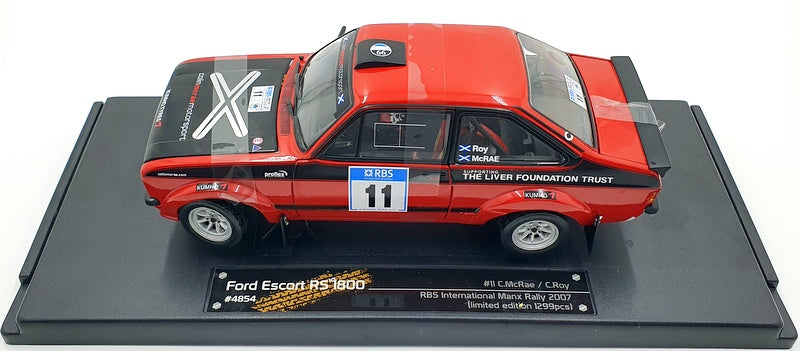 Sun Star 1/18 Scale Diecast 4854 - Ford Escort RS1800 #11 C.McRae/Roy Manx 2007