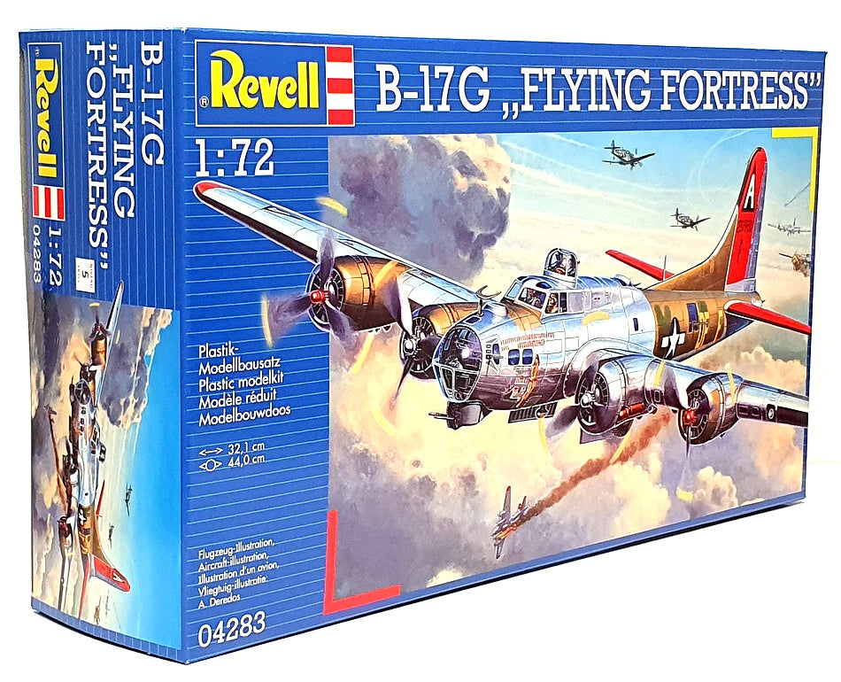 Revell 1/72 Scale Unbuilt Kit 04283 - B-17G Flying Fortress Aircraft ...