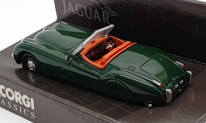 Corgi 1/43 Scale Model Car 02901 - Jaguar XK120 Open Top - Green