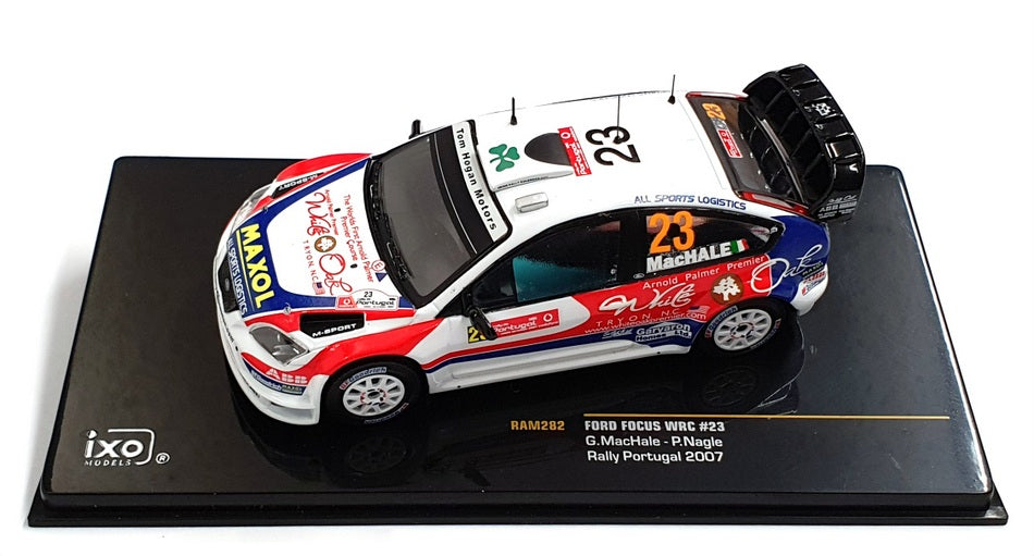 Ixo 1/43 Scale Diecast RAM282 - Ford Focus WRC - Portugal Rally 2007