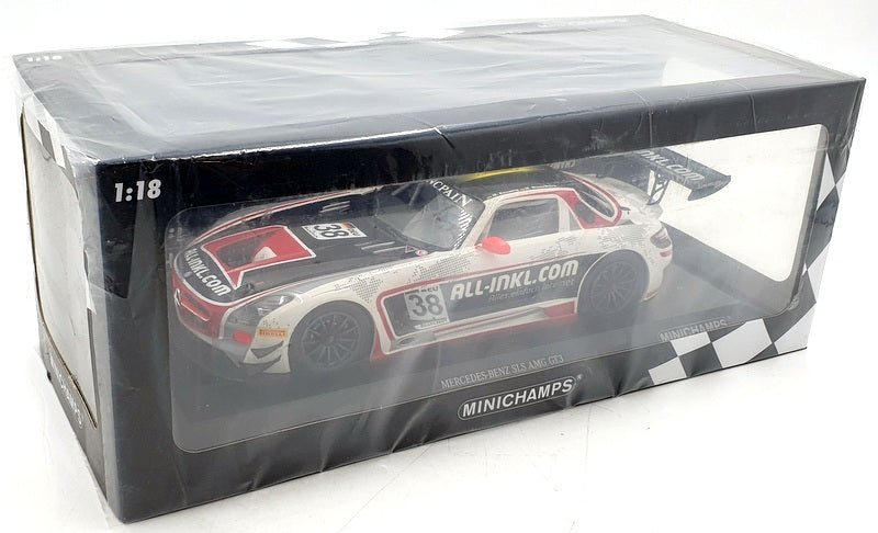 Minichamps 1/18 Scale 151 123138 Mercedes-Benz SLS AMG GT3 Munnich Msport 2012