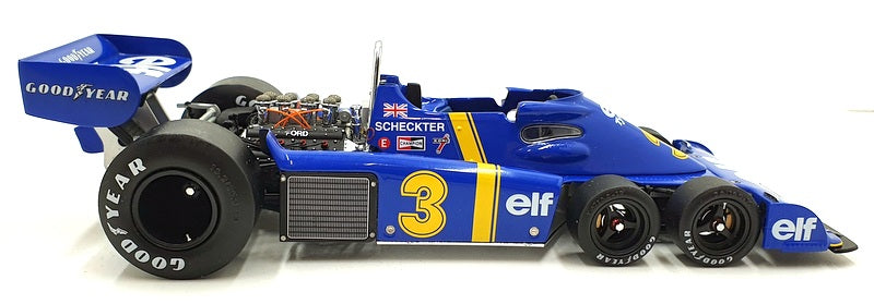 Exoto 1/18 Scale diecast 97040 Tyrrell Ford P34 6 Wheeler F1 J.Scheckter #3