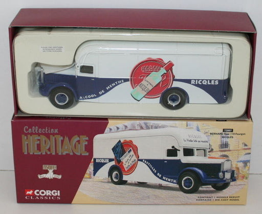 CORGI 1/50 COLLECTION HERITAGE 72007 BERNARD TYPE 110 FOURGON - RICQLES