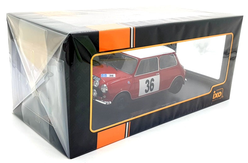 IXO Models 1/18 Scale 18RMC065C - 1965 Mini Cooper S #36 Fall/Crellin