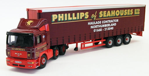 Corgi 1/50 Scale CC12012 - MAN F2000 Curtainside - Phillips