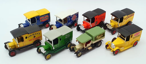 Matchbox Models Of Yesteryear MYS04 - Set Of 8 Ford Talbot Crossley Vans