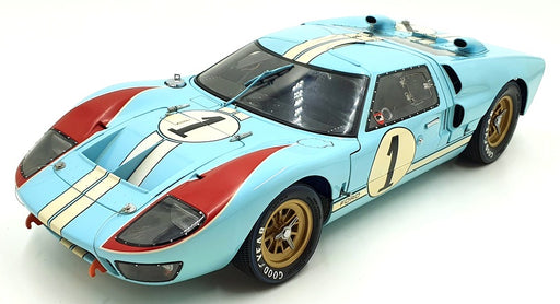 Exoto 1/10 Scale Diecast 10011 - Ford GT40 MKII 1966 #1 K.Miles - Blue/Red