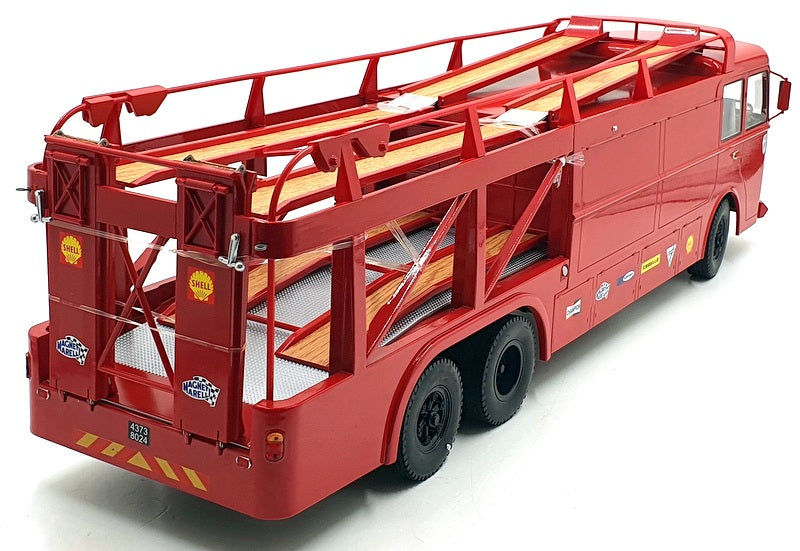 Norev 1/18 Scale 187703 Fiat Bartoletti 306/2 Ferrari Le Mans Transporter Red