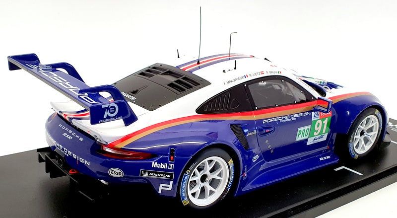 IXO Models 1/18 Scale LEGT18004 - Porsche 911 GT3 RSR #91 24h Le Mans '18