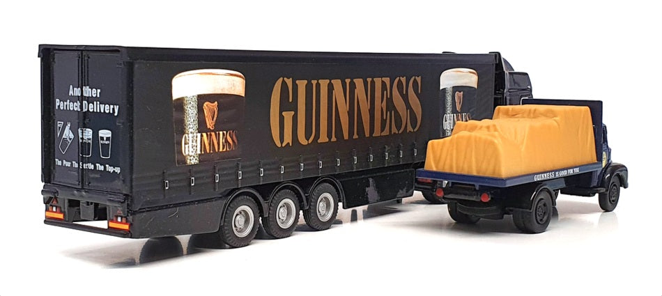 Corgi 1/64 Scale 59563 - Renault Curtainside & Leyland Comet With Load Guinness