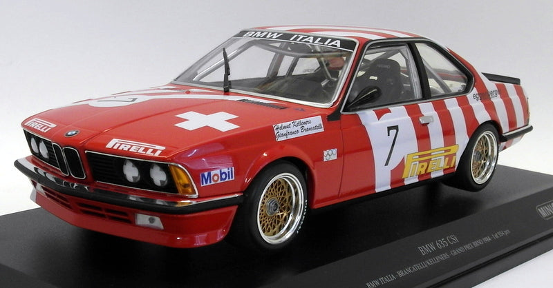 Minichamps 1/18 Scale Diecast - 155 842507 BMW 635 CSi BMW Italia BRNO GP 1984