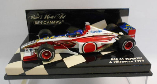 Minichamps F1 1/43 Scale - 430 990022 BAR SUPERTEC J.VILLENEUVE