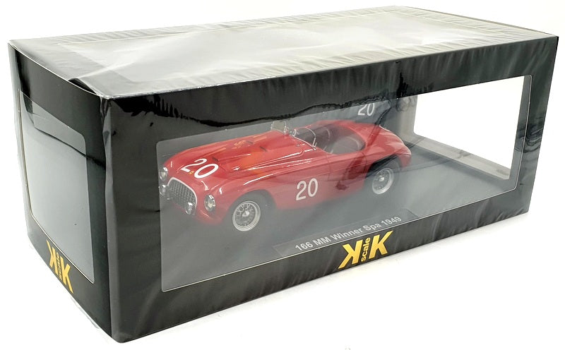 KK Scale 1/18 Scale Diecast KKDC180914 - Ferrari 166 SPA 1949 - Red #20