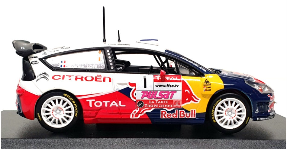 Norev 1/43 Scale 155431 - Citroen C4 WRC Rallye du Var #1 Loeb/Loeb