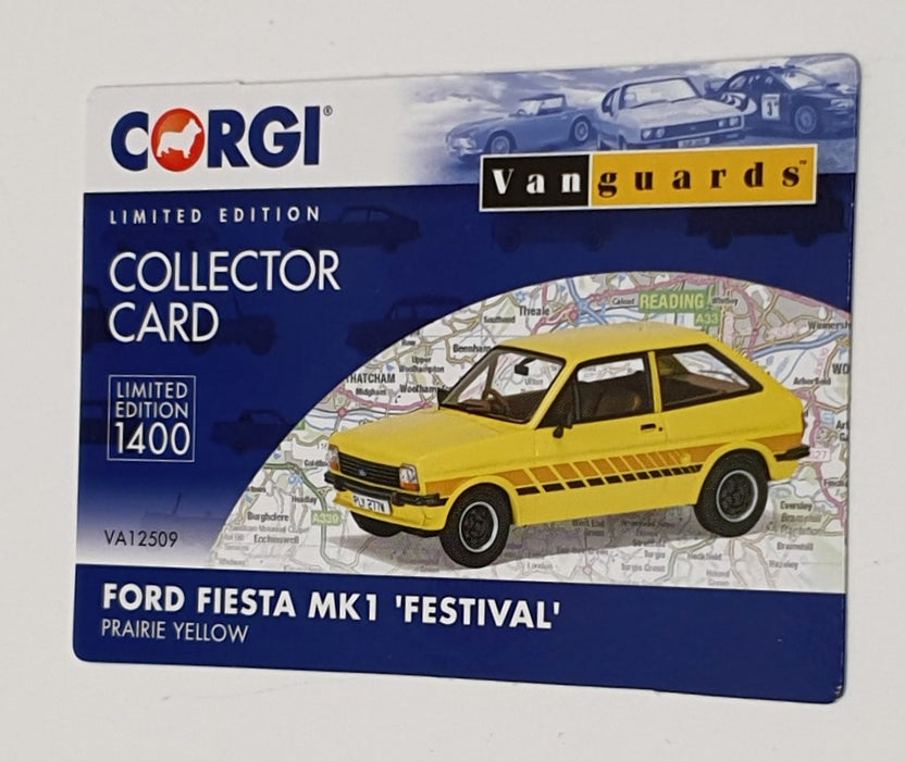 Vanguards 1/43 Scale VA12509 - Ford Fiesta Mk1 Festival - Prairie Yellow