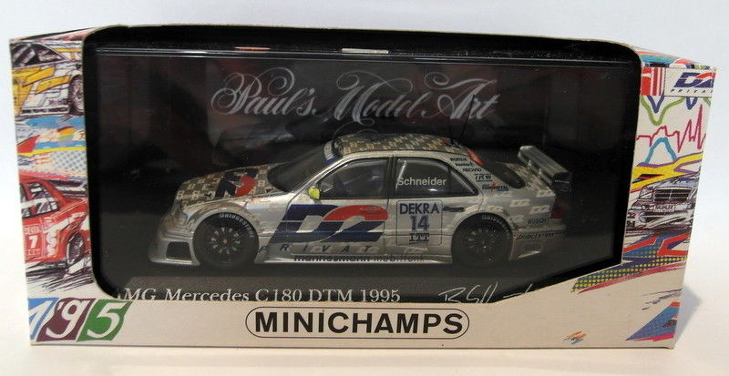 Minichamps 1/43 Scale diecast 430 953314 Mercedes C Class Presentation Schneider