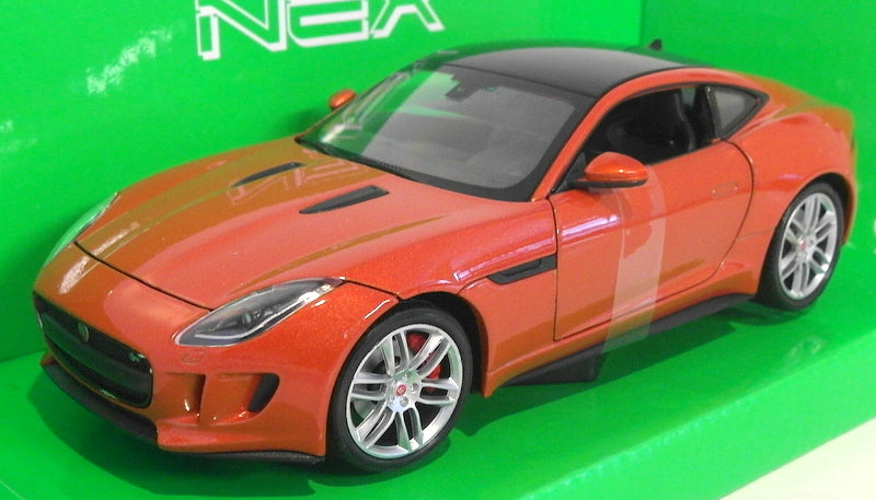 WELLY 1/24 Scale 24060W Jaguar F Type Coupe Metallic Copper