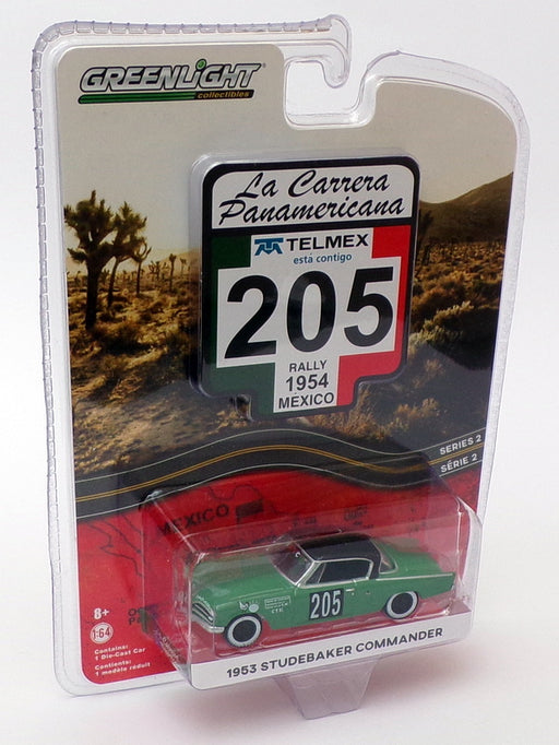 Greenlight 1/64 Scale 13260-C - 1953 Studebaker Commander - #205 Mexico 1954