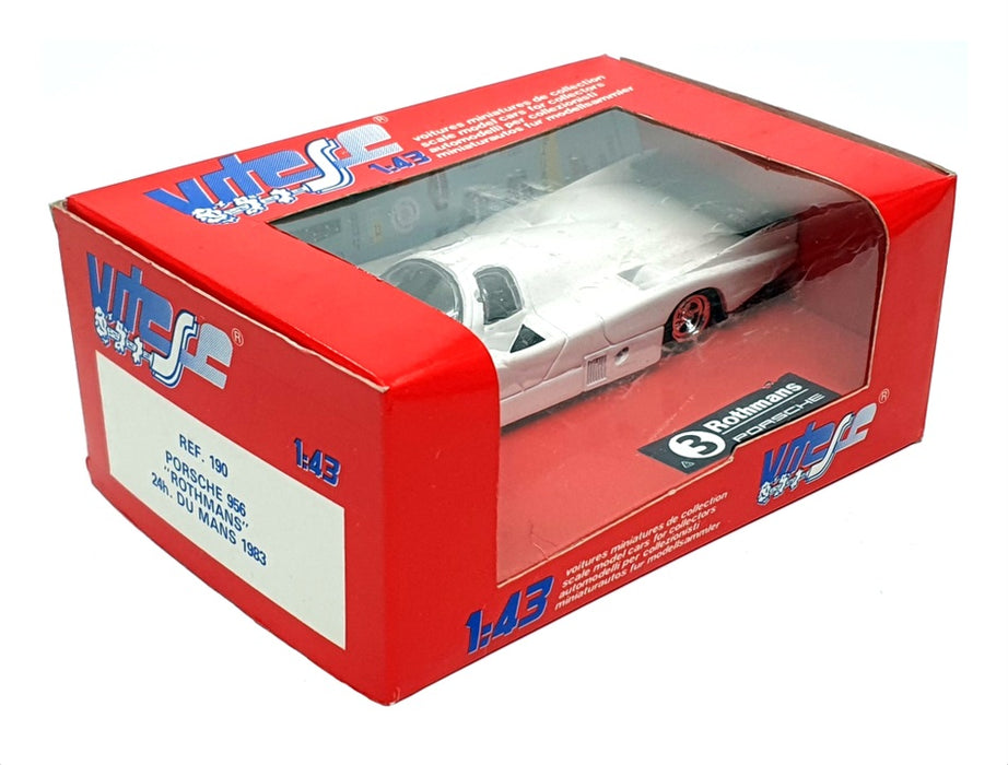 Vitesse 1/43 Scale 190 - Porsche 956 Le Mans 1983 - With Unapplied Decals