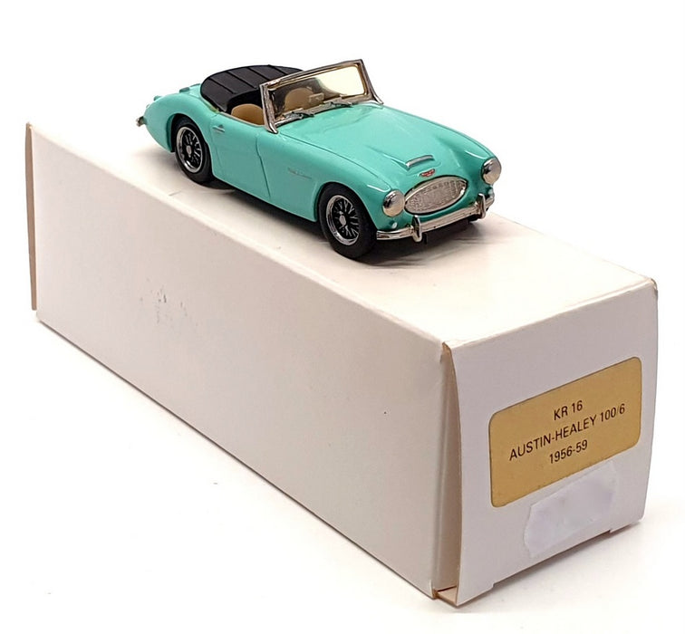 K&R Replicas 1/43 Scale KR16 - Austin Healey 100/6 - Turquoise