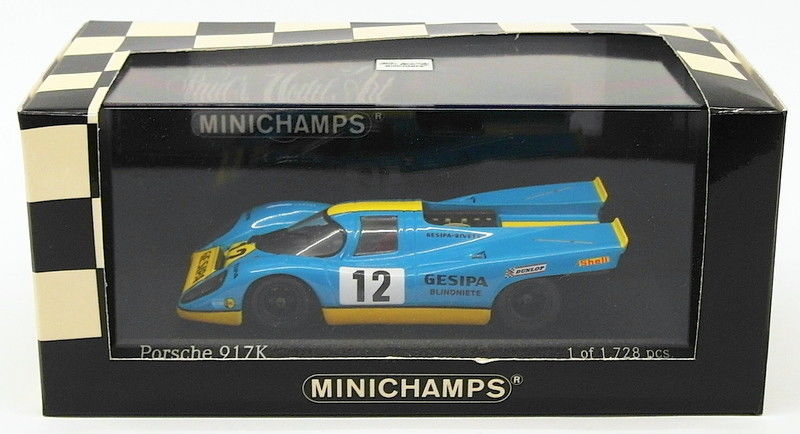 Minichamps 1/43 Scale 430 706712 Porsche 917K Interserie Champion 1970 J.Neuhaus