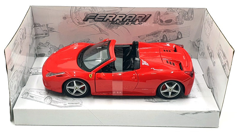 ⭐BBURAGO FERRARI car model 1/24 Ferrari RP 458 Spider, 18-26017