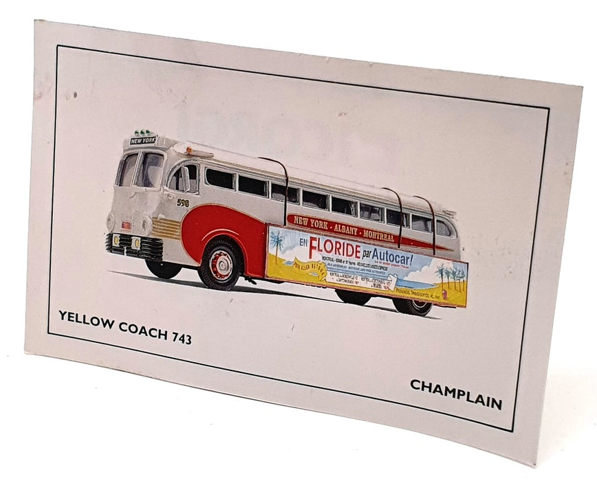 Corgi 1/50 Scale Diecast 98468 -  Champlain Yellow Coach 743