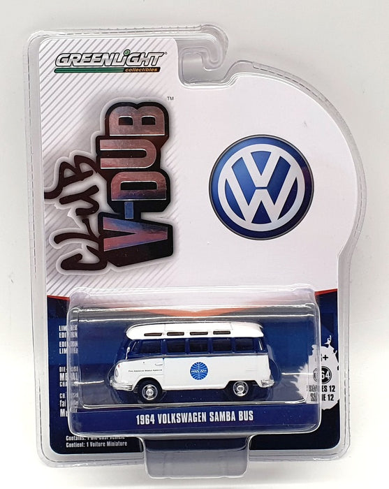 Greenlight 1/64 Scale Model Bus 36020-A - 1964 Volkswagen Samba Bus