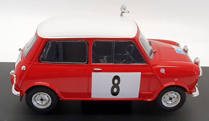 IXO Models 1/18 Scale 18RMC065B.20 - 1965 Mini Cooper S #8 Hopkirk/Lidden  RAC — R.M.Toys Ltd