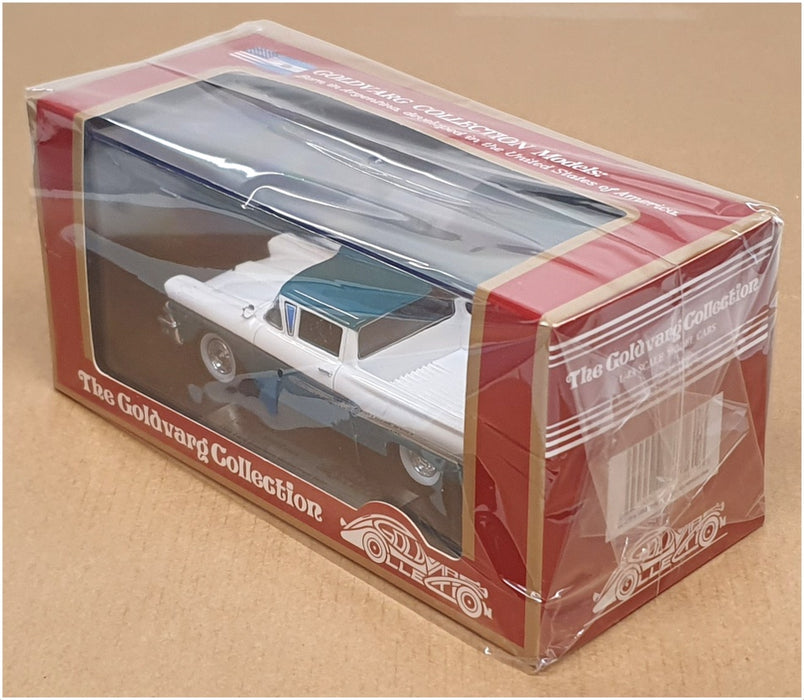 Goldvarg 1/43 Scale GC-070B - 1958 Ford Ranchero Truck - Gulfstream Blue/White