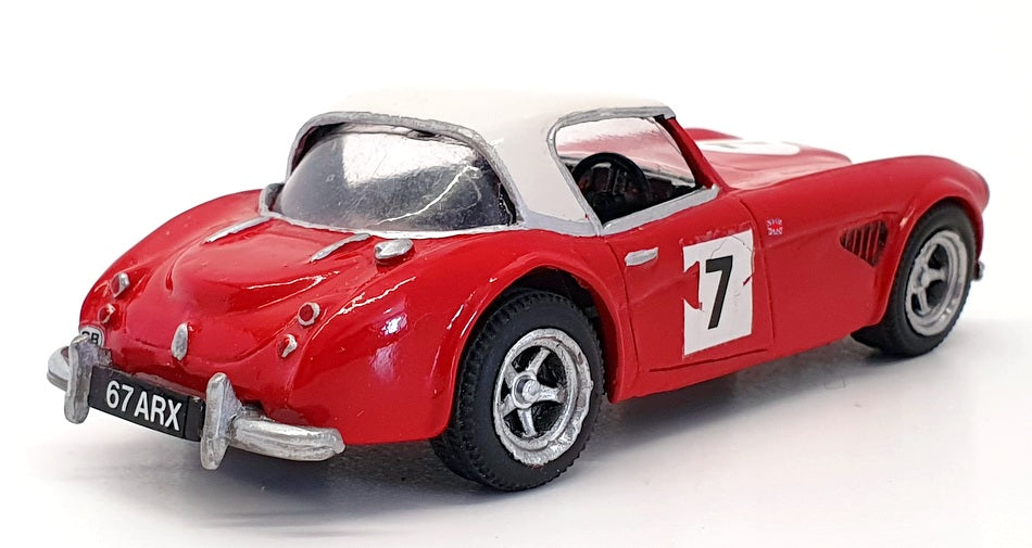 K&R Replicas 1/43 Scale Built Kit KB017 - Austin Healey Race Car - Red/White #7