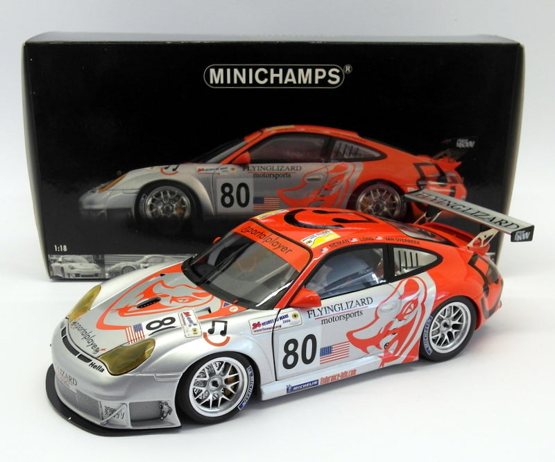 Minichamps 1/18 100 066480 - Porsche 911 GT3 RSR Lizard Racing 24H Le Mans 2006