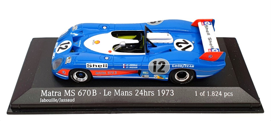 Minichamps 1/43 Scale 430 731112 - Matra MS 670B Le Mans 24Hr 1973