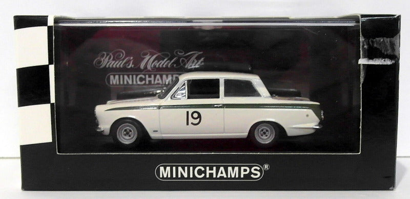 Minichamps 1/43 Scale Diecast 400648219 - Lotus Cortina Mk1 6H Brands Hatch 1964