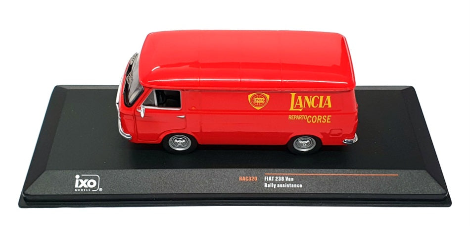 Ixo 1/43 Scale Diecast RAC320 - Fiat 238 Van Rally Assistance Lancia - Red