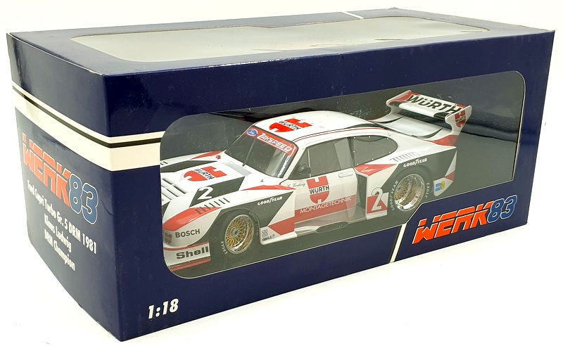 Werk83 1/18 Scale Diecast W1804001 - Ford Capri Turbo Zakspeed GR.5 #2 Ludwig