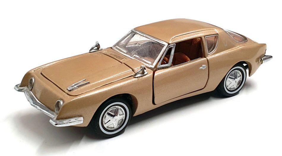 Franklin Mint 1/43 Scale B11PY77 - 1963 Studebaker Avanti - Gold